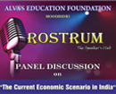 Moodbidri: Panel discussion on Current Eco scenario of India at Alva’s College on Oct 28